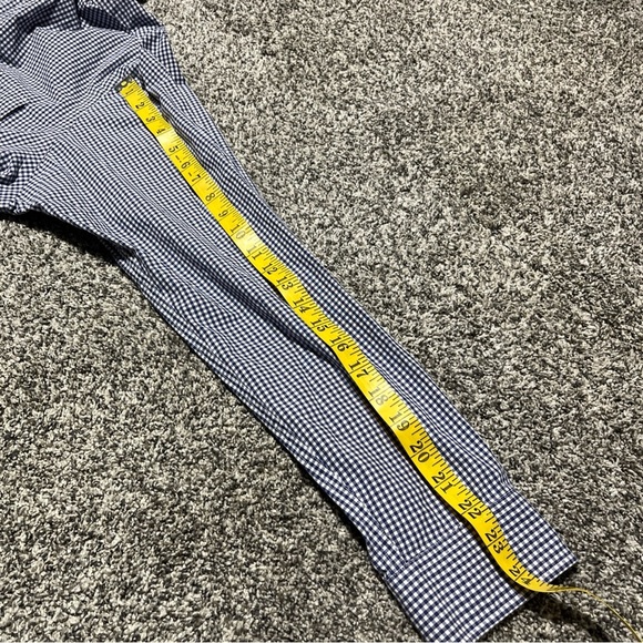 Ralph Lauren Shirt Men XL Blue Gingham Check Button Down Oxford Front Pocket - Picture 5 of 8